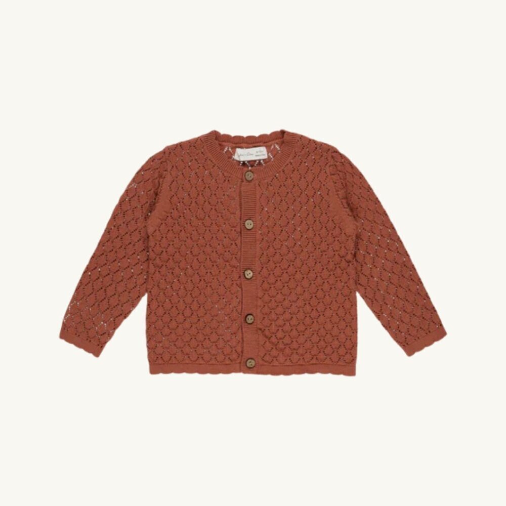 NWT - Rylee + Cru Poppy Crochet Baby Cardigan size 18-24M​​​